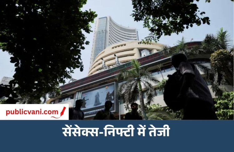 शेयर बाजार में तेजी: Sensex 150 अंक चढ़कर 74,700 पर कारोबार कर रहा, Nifty 50 अंकों की बढ़त के साथ 23,380 पर पहुंचा