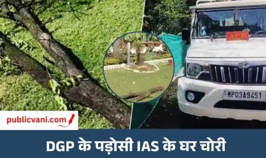 Sandalwood Tree Theft : MP DGP के पड़ोसी IAS पोरवाल के घर चोरी, चंदन का पेड़ काटकर ले गए चोर