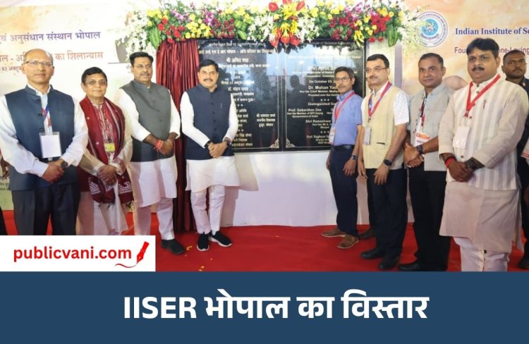 IISER भोपाल में अत्रि कैंपस का शिलान्यास : सीएम डॉ. मोहन यादव बोले- शोध और नवाचार को बढ़ावा दे रही सरकार